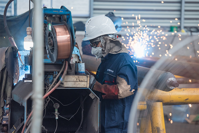 万宁网架焊接车间